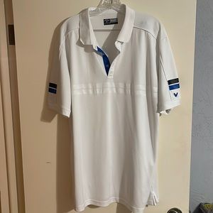 White Callaway golf shirt- like new - size XXL